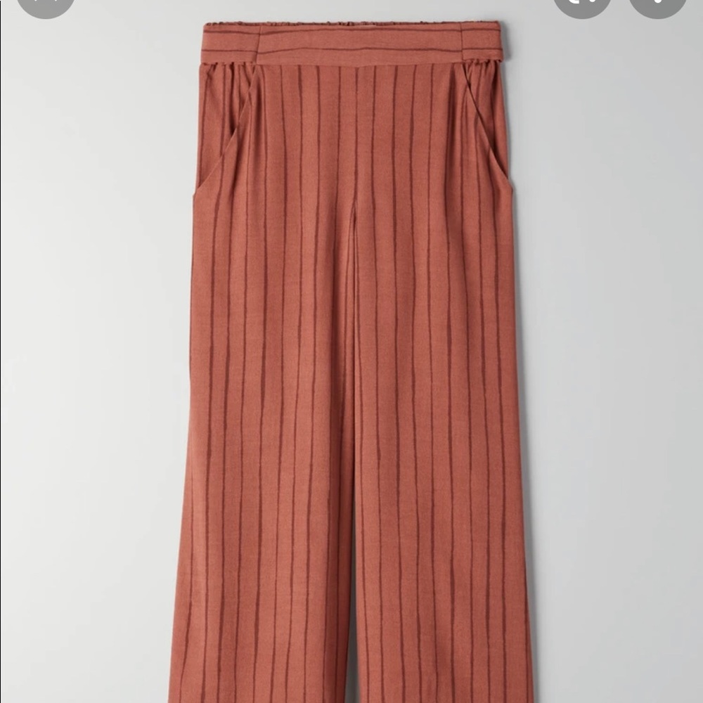 Wilfred faun pants- rust colour